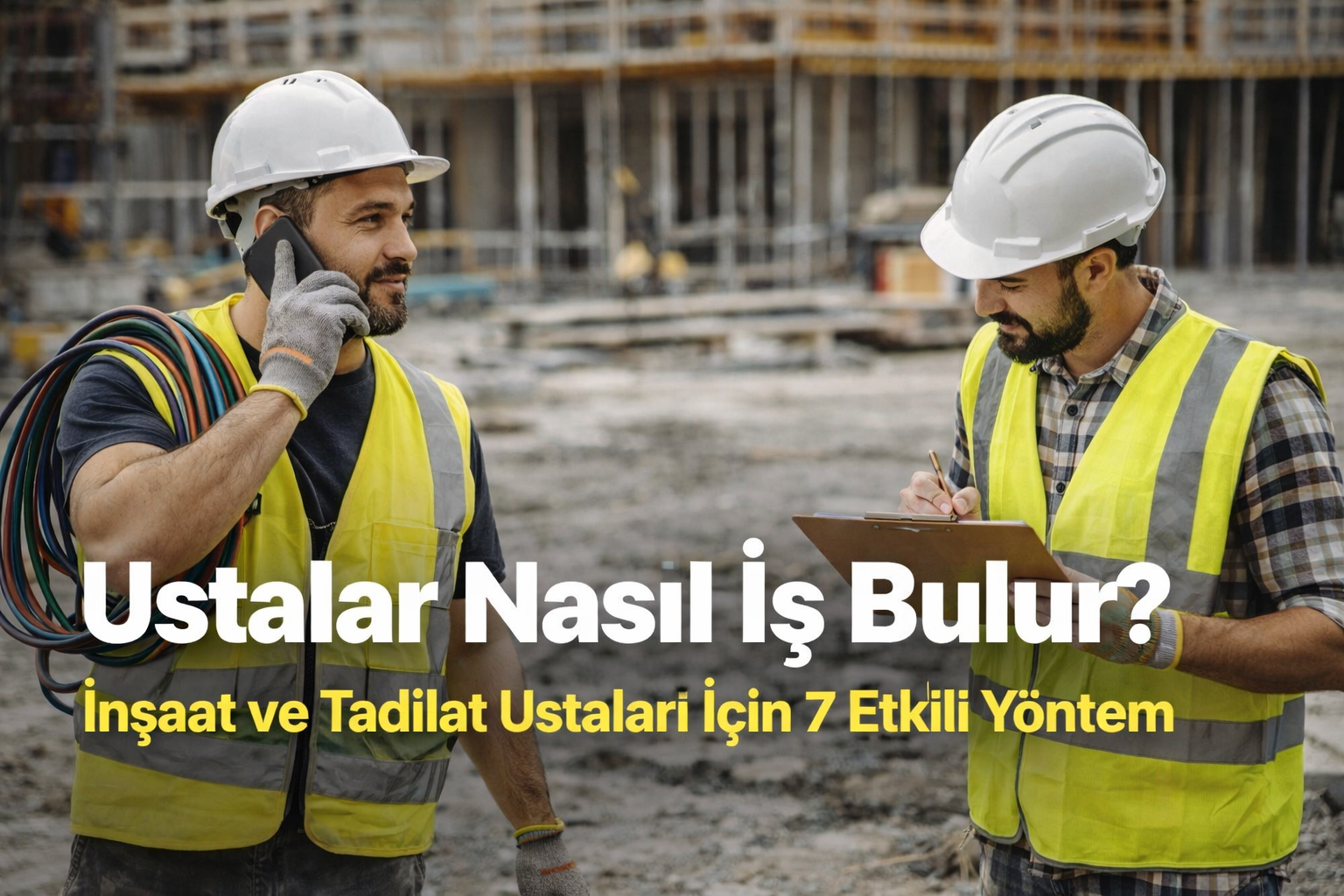 Ustalar Nasıl İş Bulur? İnşaat ve Tadilat Ustaları İçin 7 Etkili Yöntem